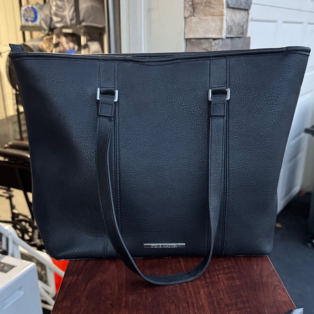 Steve Madden Black Tote Bag